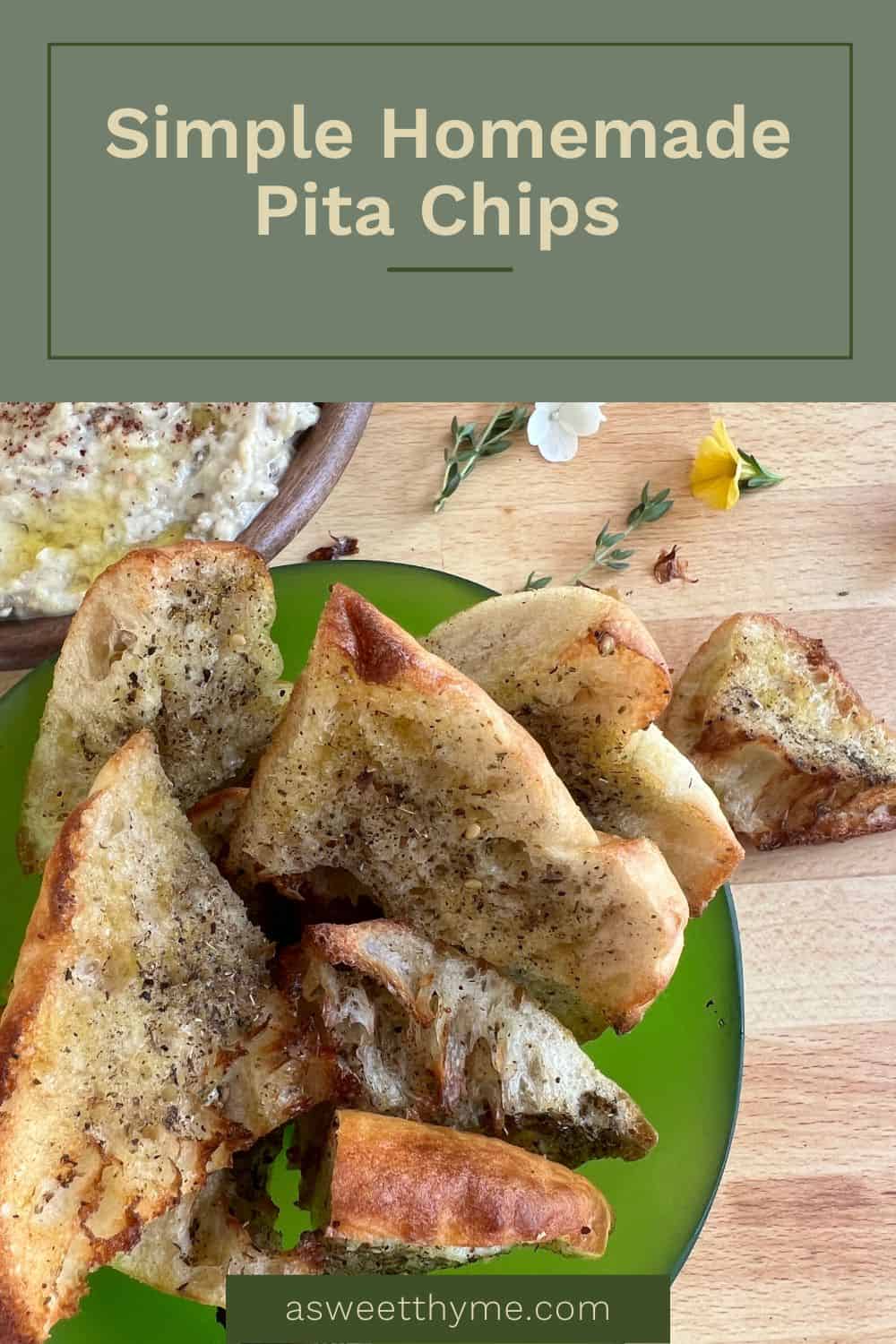 Simple Homemade Pita Chips Recipe
