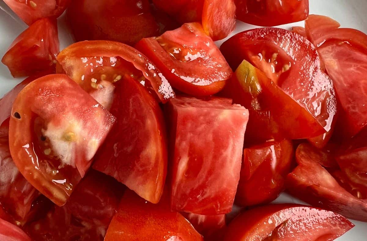 chopped tomatoes