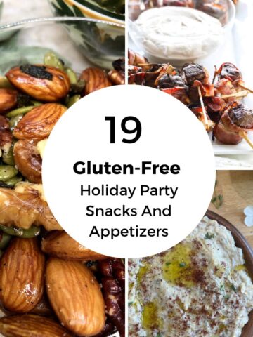 image for a roundup of 19 gluten free appetizers for holidays.