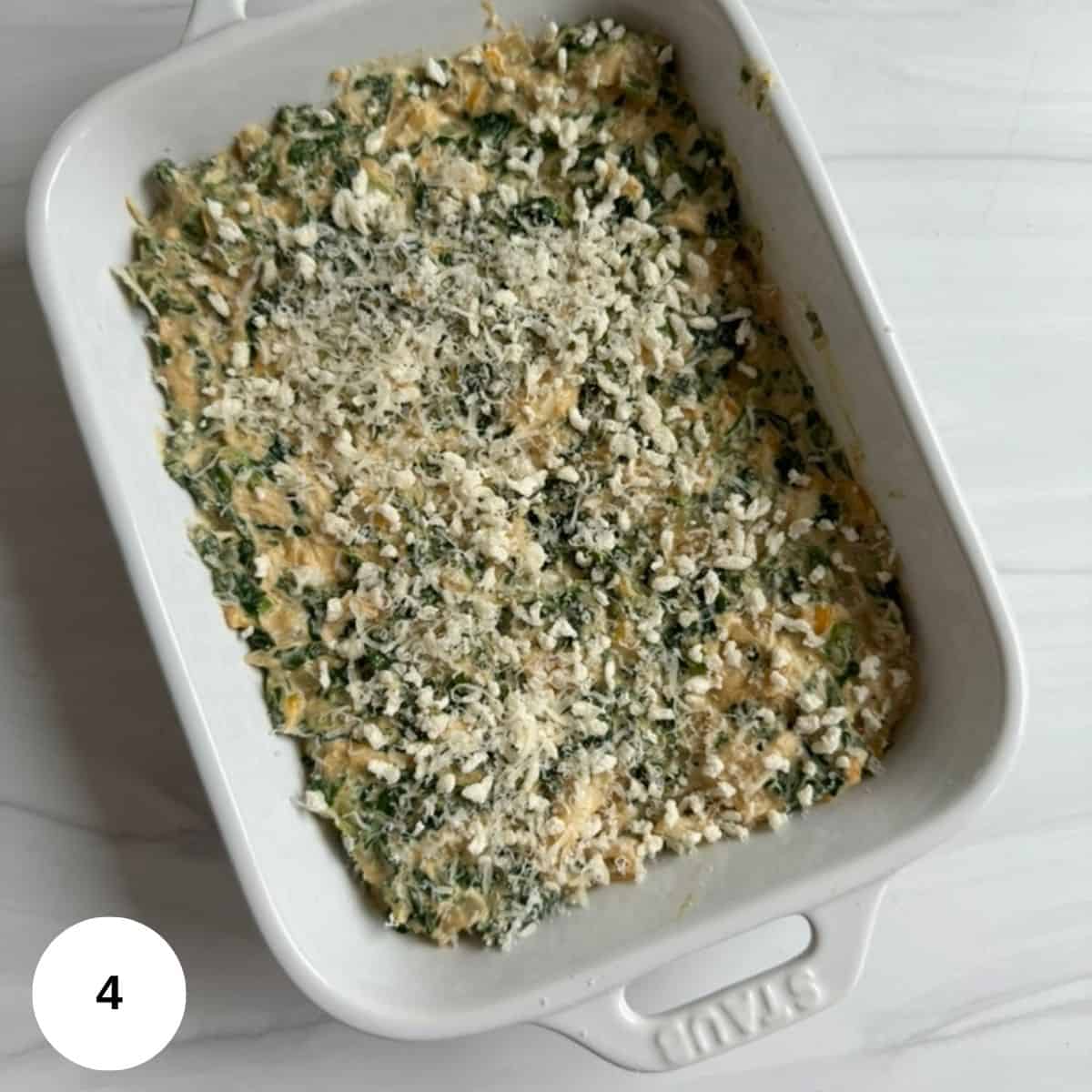 Place in a casserole dish and bake. 