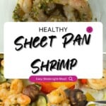 Sheet Pan Shrimp And Veggies Pinterest Pin