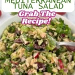 Mediterranean tuna salad Pinterest Pin