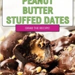 Peanut Butter Stuffed Dates Pinterest Pin