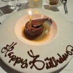 A birthday dessert.