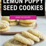 Lemon Poppy Seed Cookies Pinterest Pin