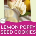 Lemon Poppy Seed Cookies Pinterest Pin