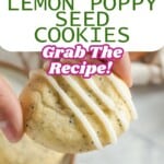 Lemon Poppy Seed Cookies Pinterest Pin