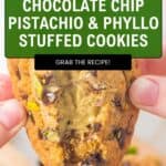 Chocolate Chip Pistachio Cookies Pinterest Pins