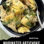 Marinated Artichoke Pinterest Pin